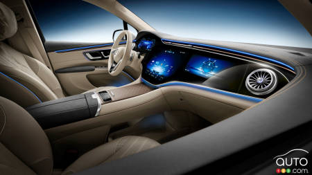 Mercedes-Benz EQS SUV, multimedia screen