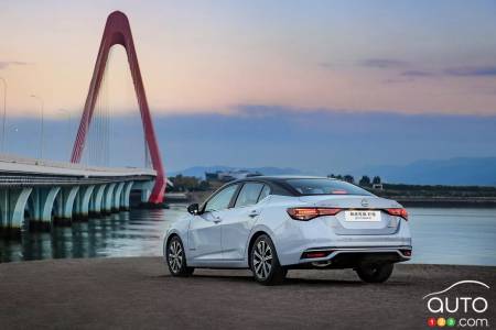 Nissan Sylphy 2023 (Chine), trois quarts arrière