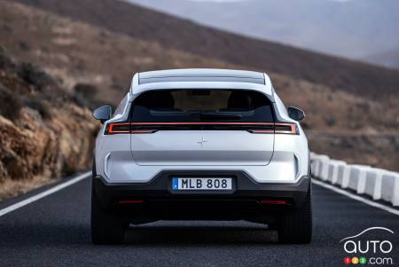 Back design of 2023 Polestar 3