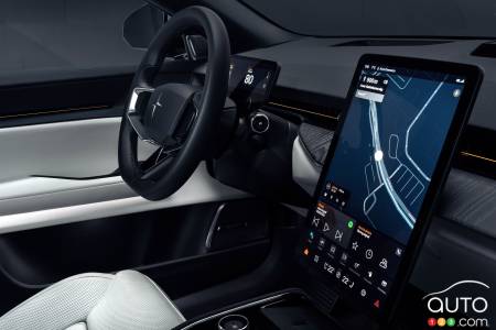 Steering wheel of 2023 Polestar 3