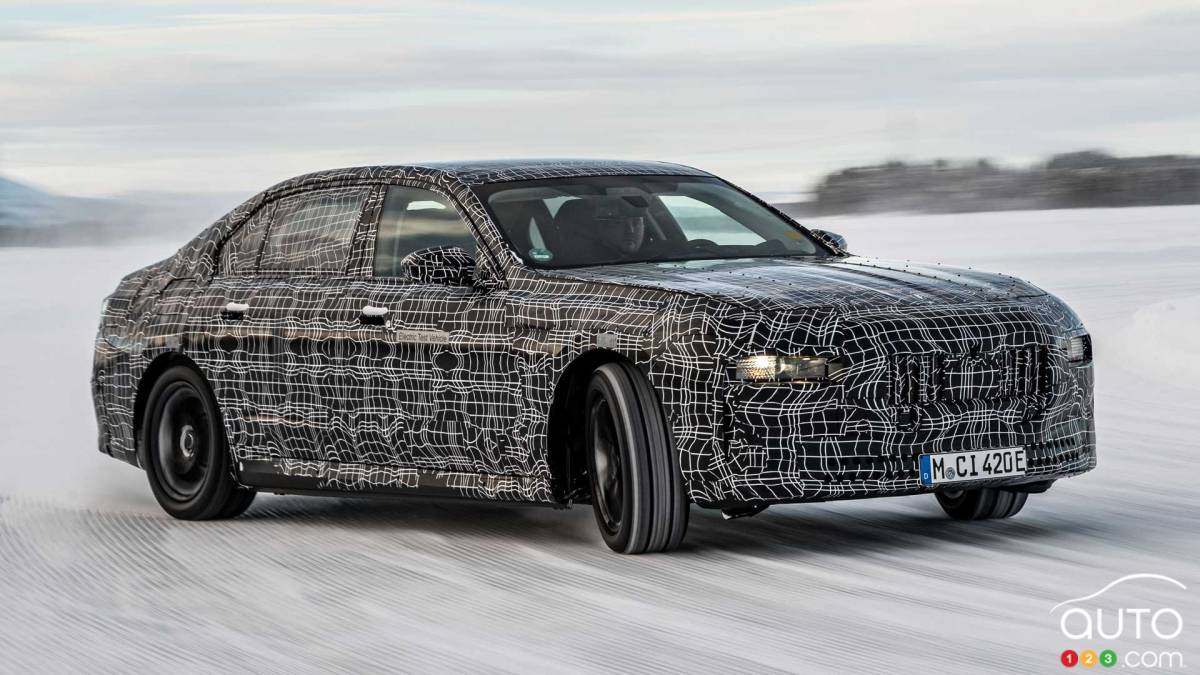 La BMW  i7 en Suède