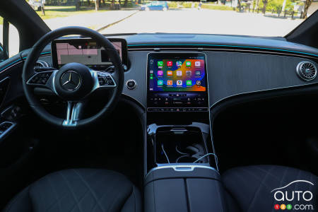 Interior of 2023 Mercedes-Benz EQE 500