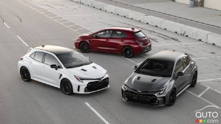 The 2023 Toyota GR Corolla lineup