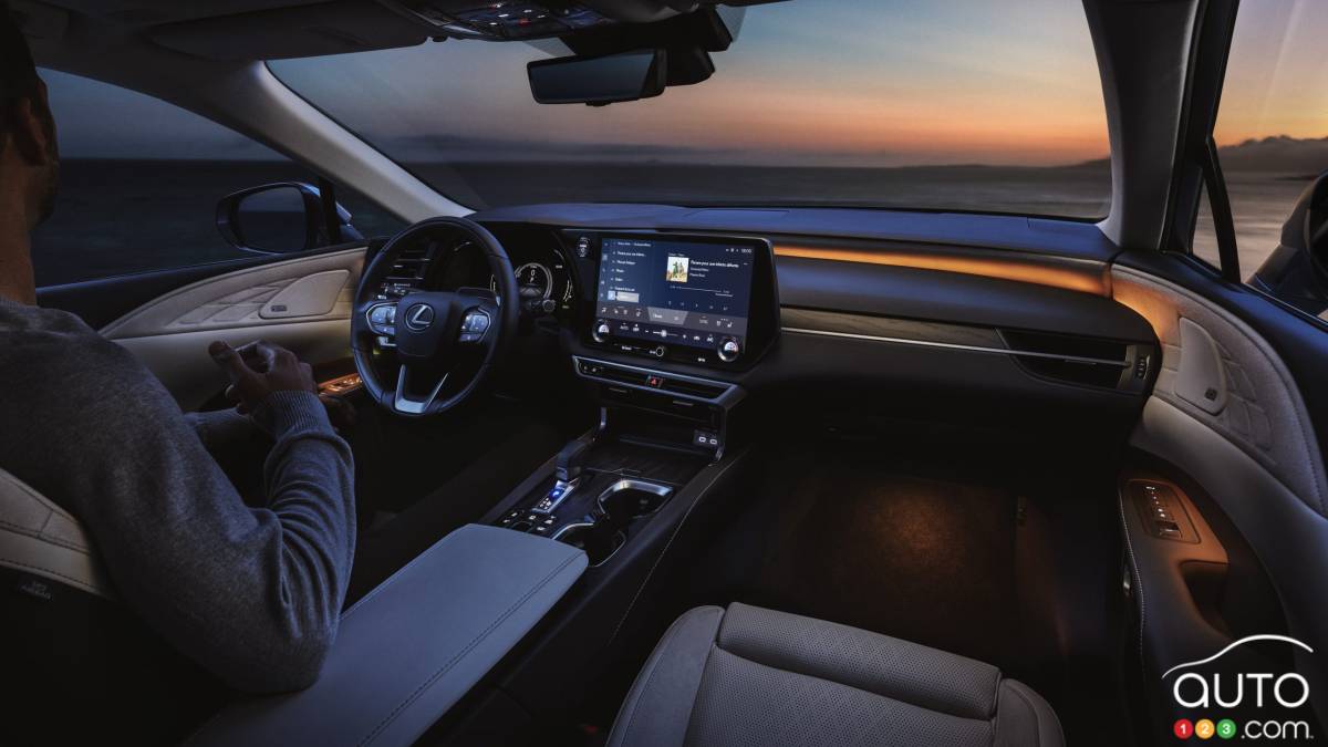 Lexus RX 2023, intérieur