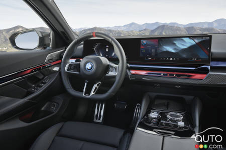 La BMW i5, intérieur