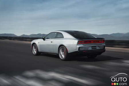 2024 Dodge Charger Daytona, on the road