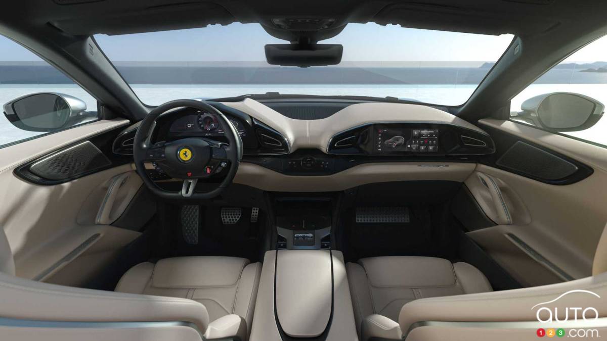 Ferrari Purosangue 2024, intérieur