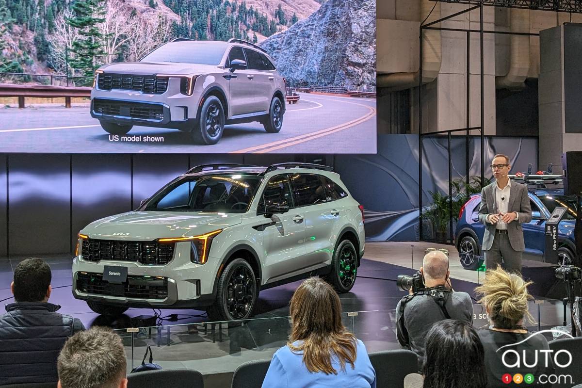 Une présentation au Salon de l'auto de Montréal 2024