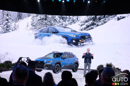 The new 2024 Subaru Crosstrek Wilderness, unveiled at the New York Auto Show