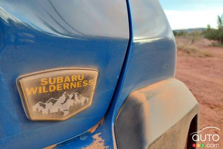 The Wilderness badge on the 2024 Subaru Crosstrek Wilderness