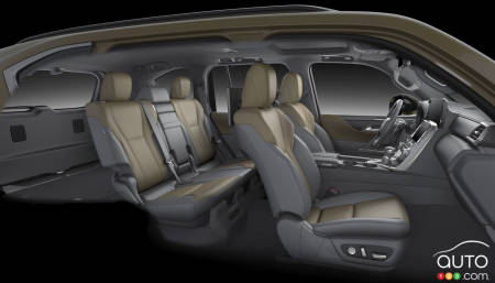 2025 Lexus LX, interior, seating