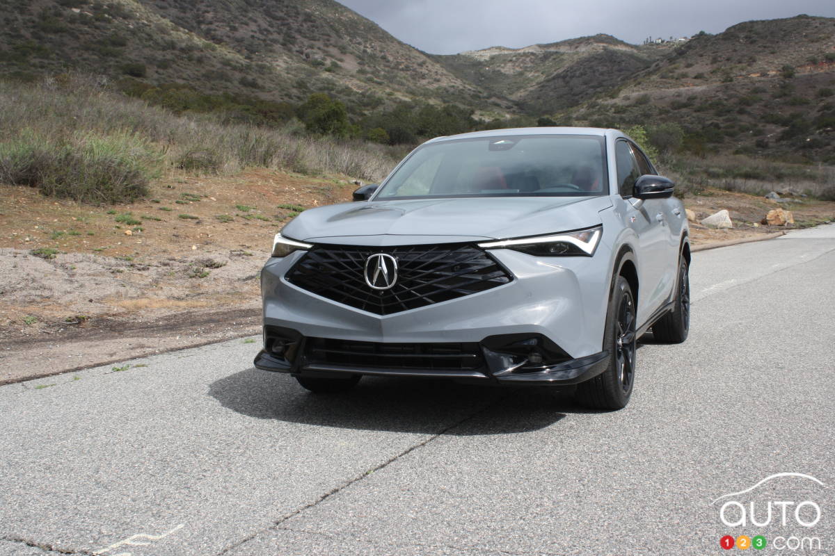 Acura ADX 2025, sur la route