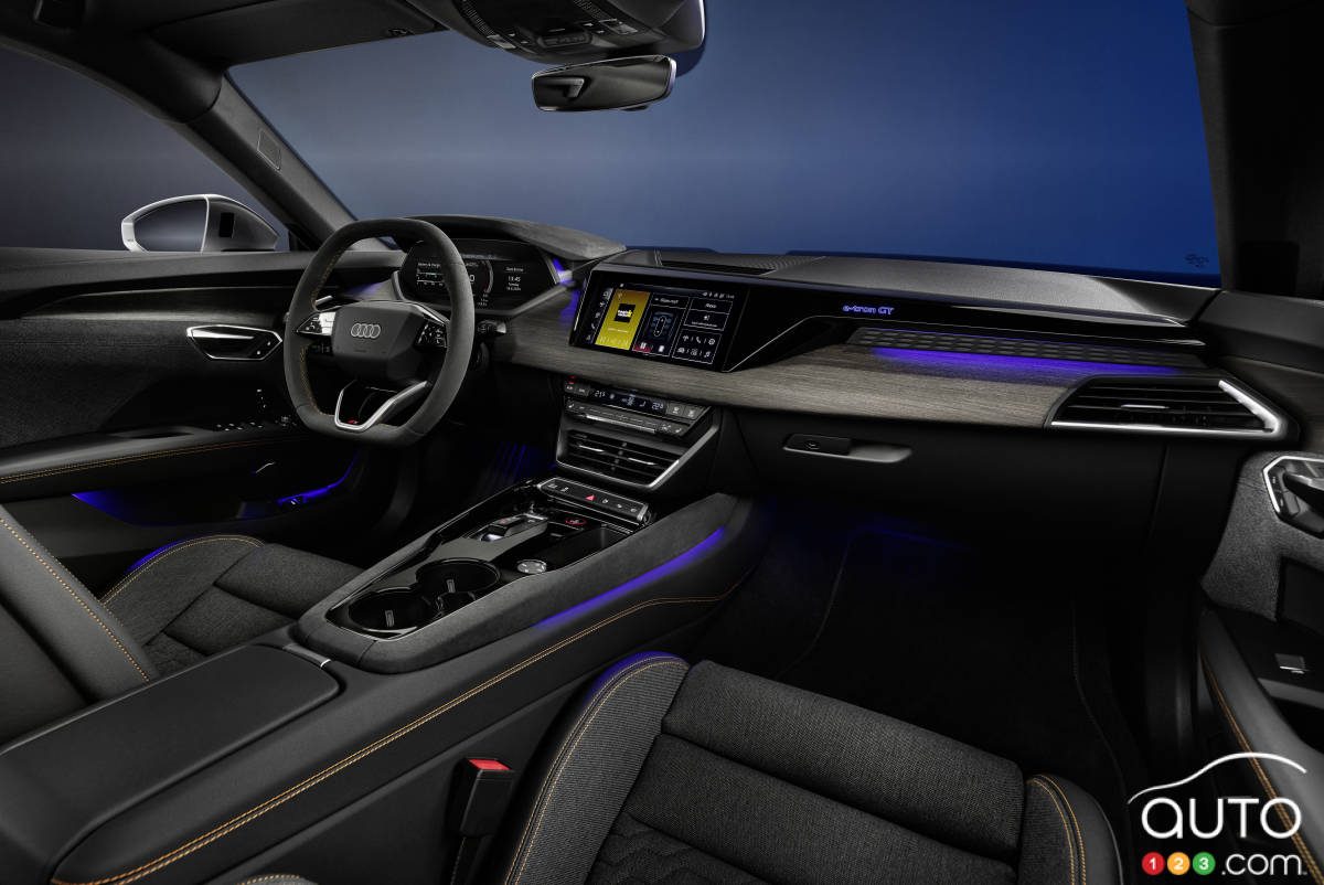 Audi RS e-tron GT 2025, intérieur