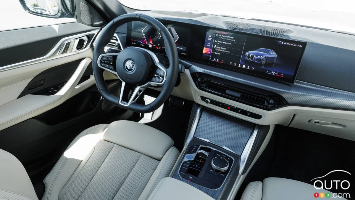 La BMW i4 2026, intérieur