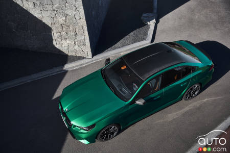 2025 BMW M5, from above