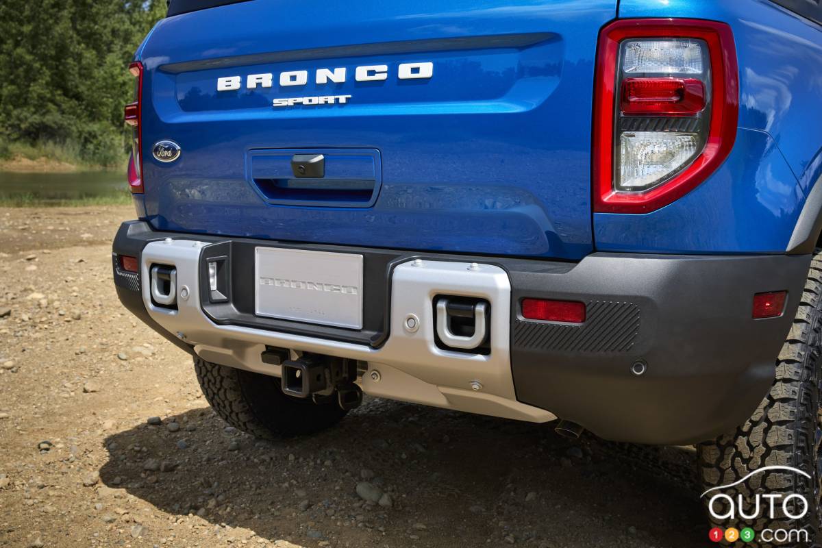 2025 Ford Bronco Sport Sasquatch, hatch, rear bumper