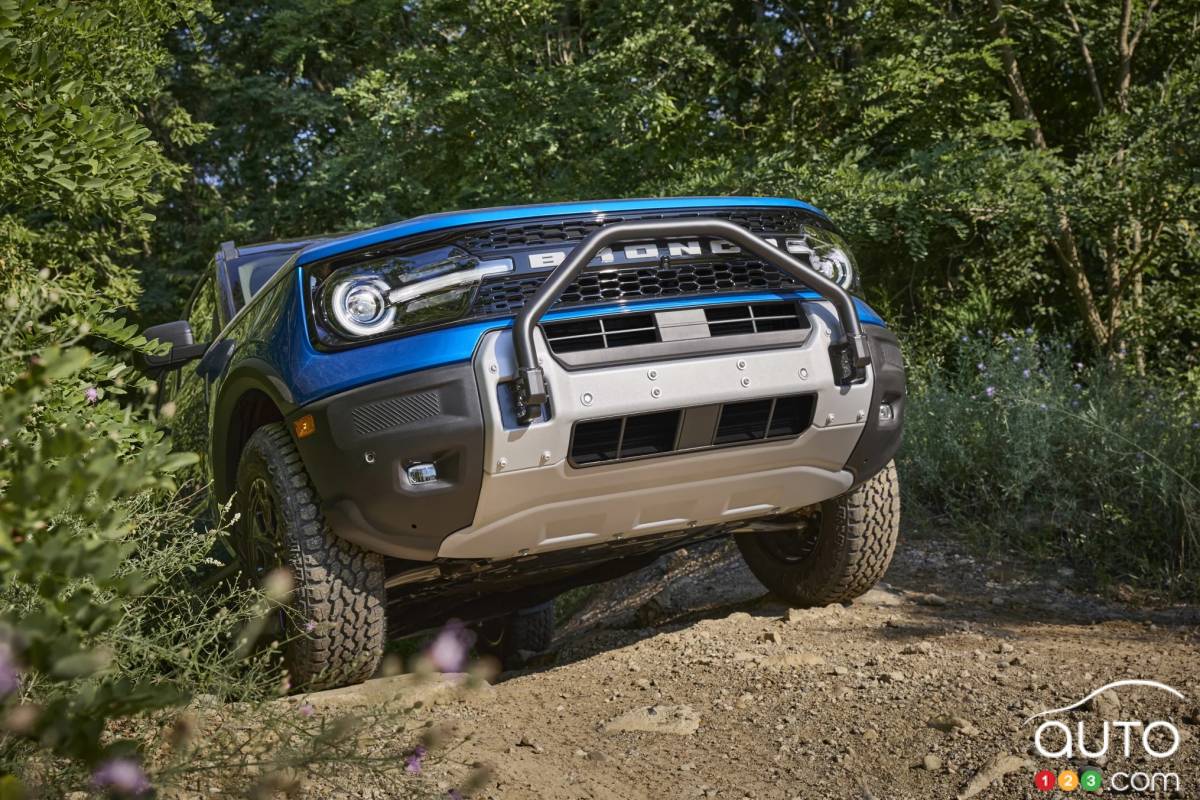 Ford Bronco Sport Sasquatch 2025, section avant