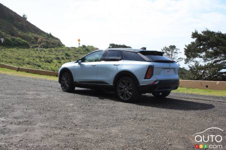 Cadillac Optiq 2025, trois quarts arrière