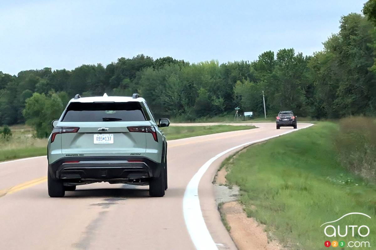 2025 Chevrolet Equinox Activ, on the road