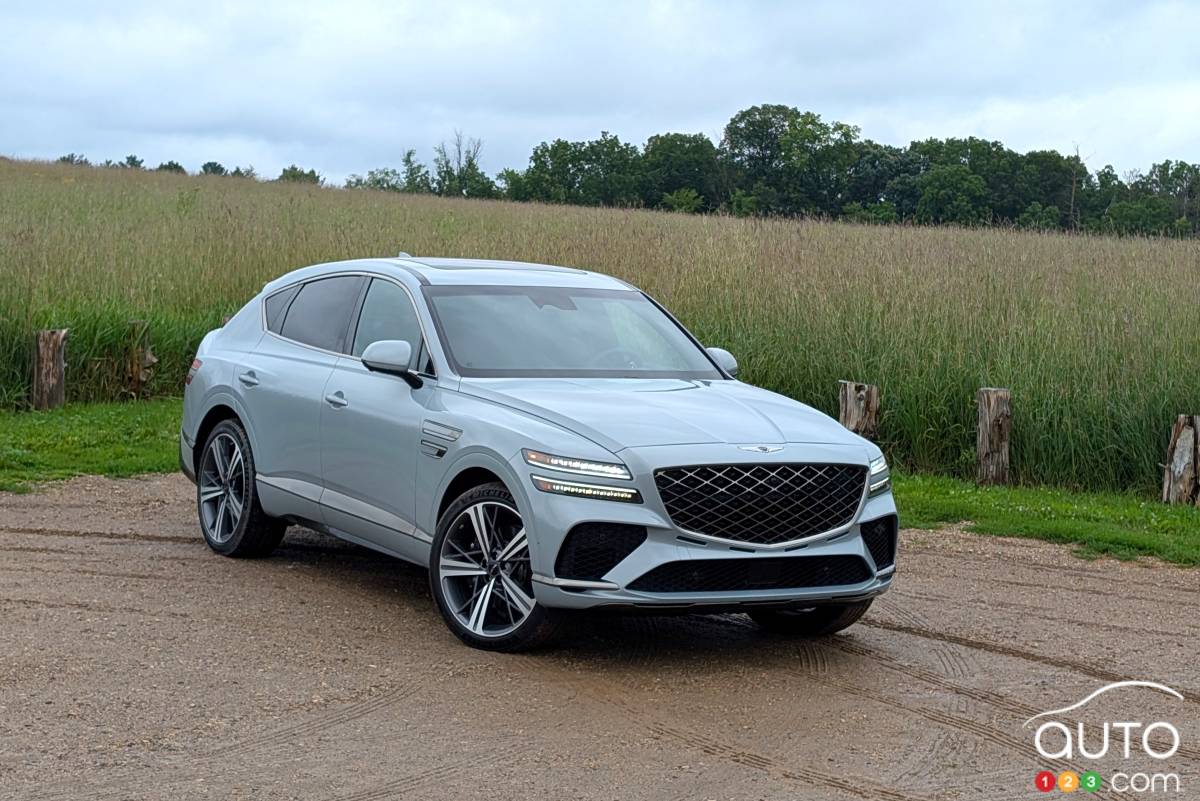 Genesis GV80 Coupé 2025, de haut