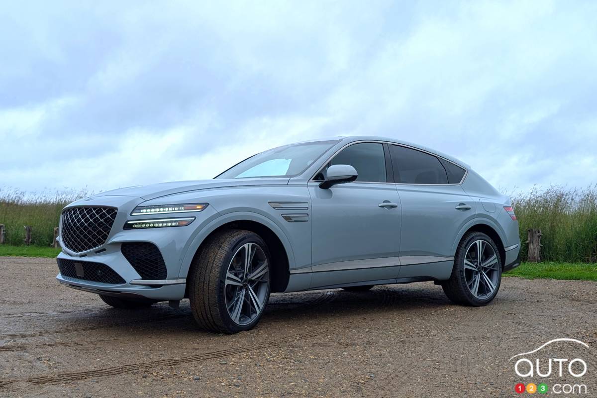 Genesis GV80 Coupé 2025, trois quarts avant