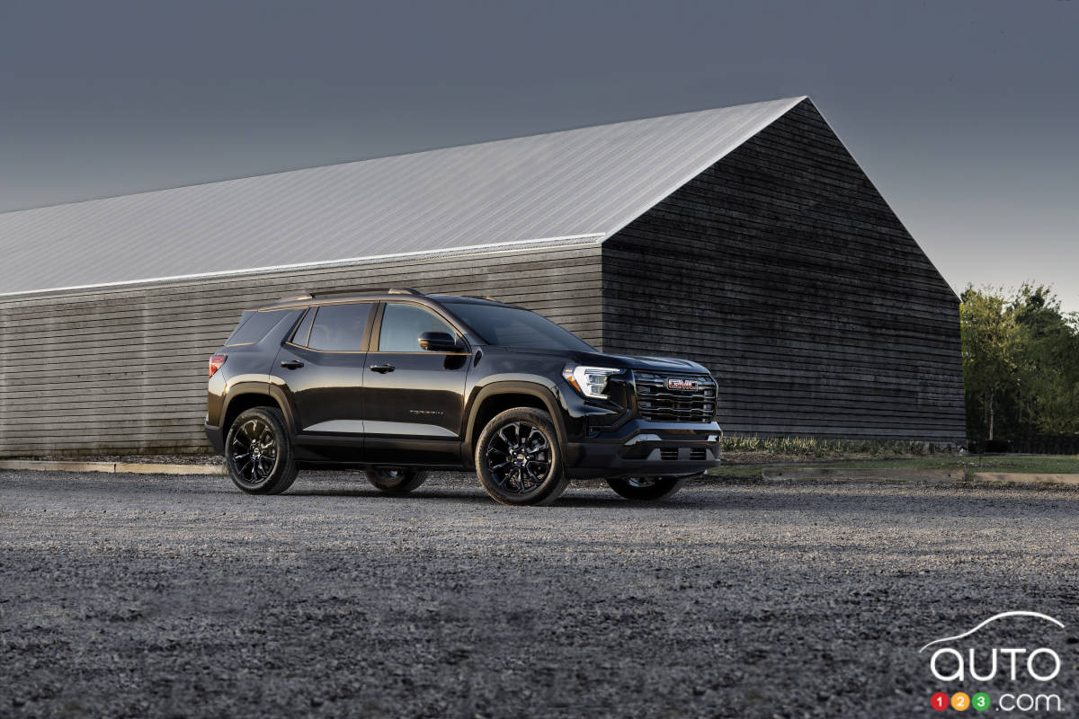 GMC Terrain 2025, trois quarts avant