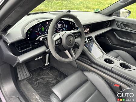 Interior of 2025 Porsche Taycan