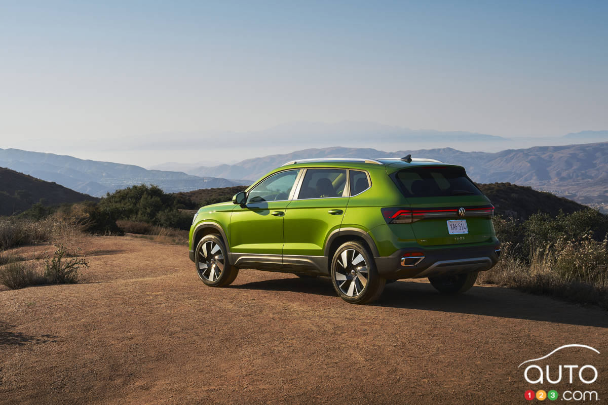 Volkswagen Taos 2025, trois quarts arrière