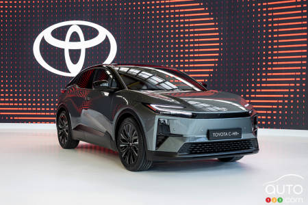 2026 Toyota C-HR+, three-quarters front