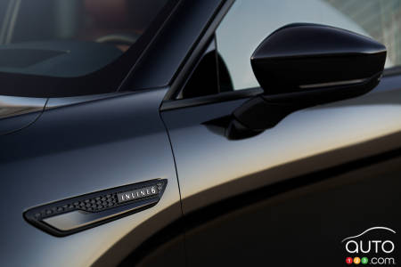 Detail of the all-new 2025 Mazda CX-70