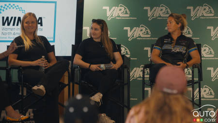 Sally Mott, Heather Hadley et Shea Holbrook