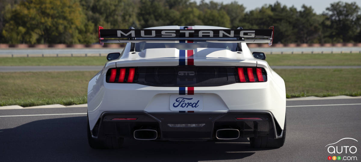 La Ford Mustang GTD Spirit of America 2025, arrière