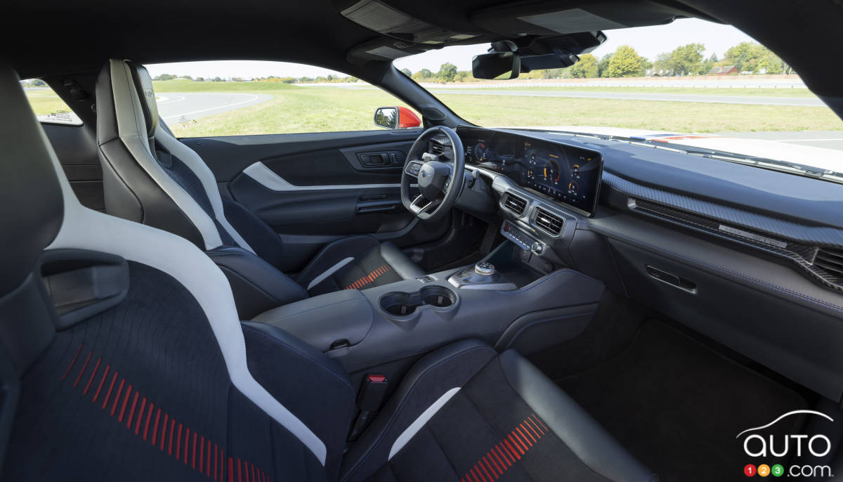 La Ford Mustang GTD Spirit of America 2025, intérieur