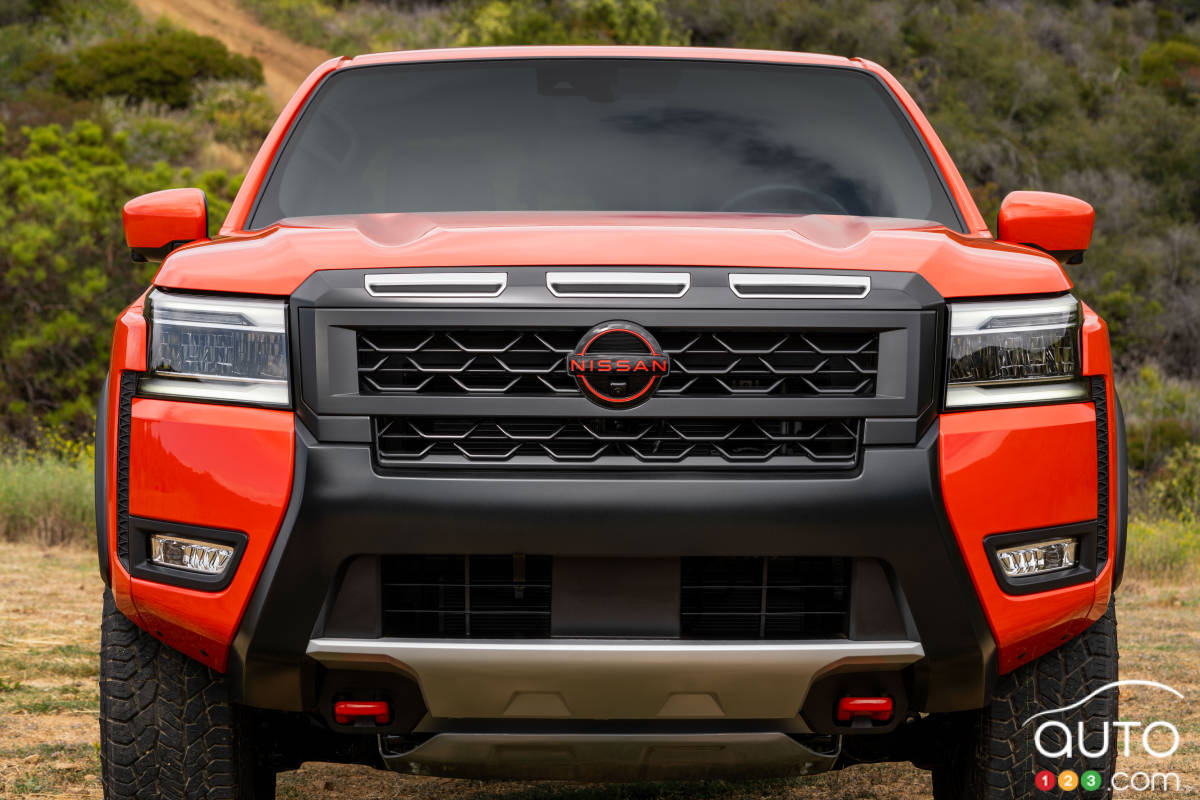 Le Nissan Frontier 2025, avant