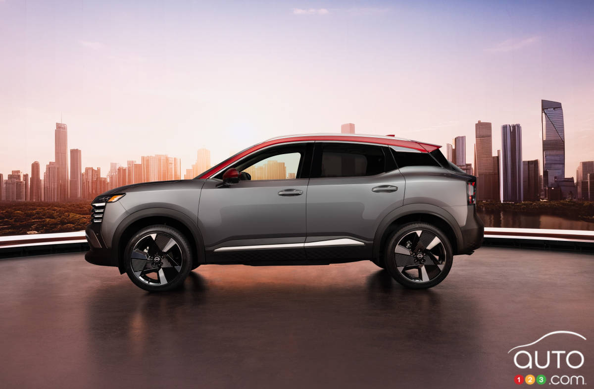 Nissan Kicks 2025, de profil