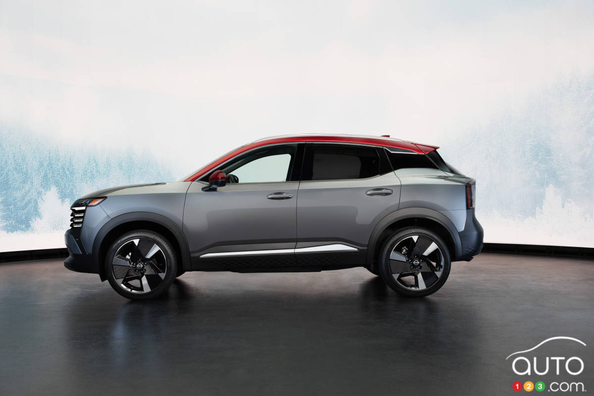 Nissan Kicks 2025, de profil