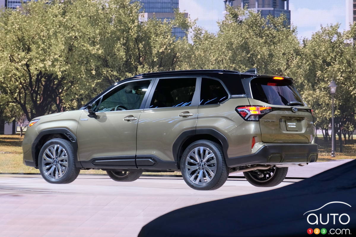 Le Subaru Forester e-Boxer, au Salon de Chicago 2025