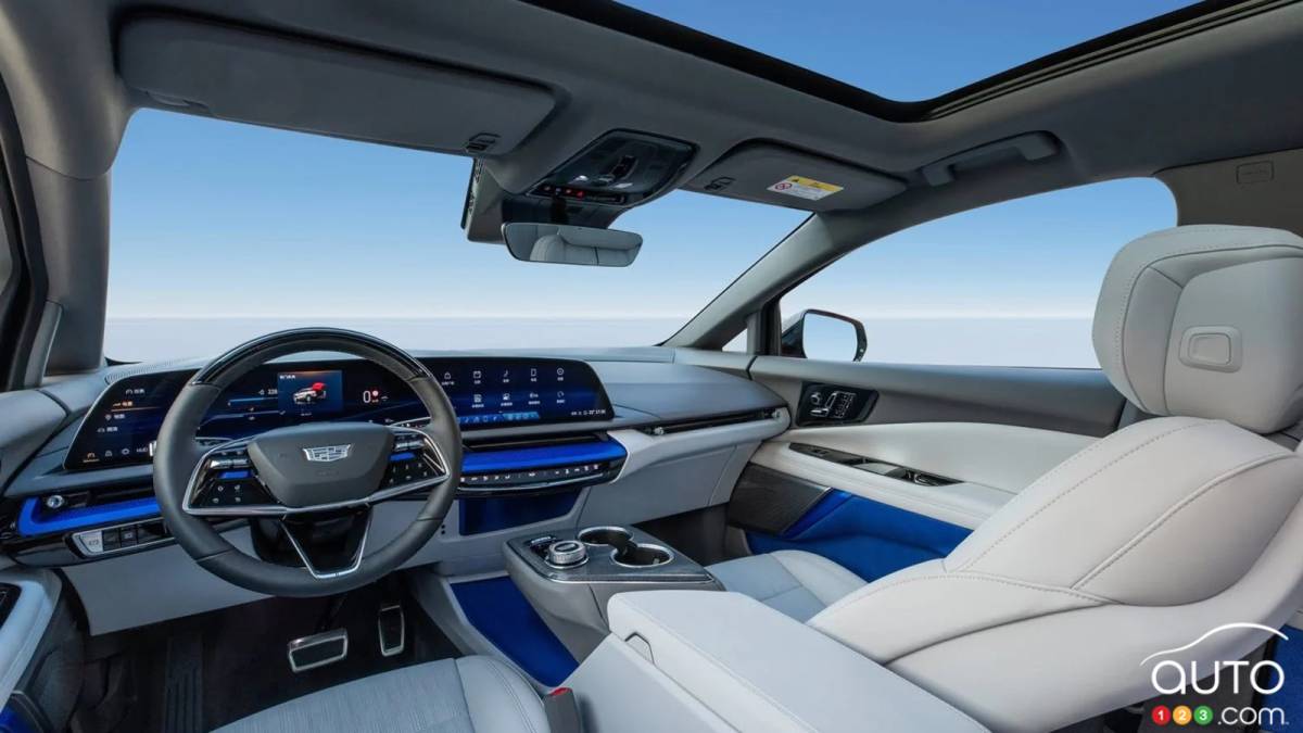 Cadillac Optiq 2025, intérieur