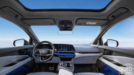 Cadillac Optiq 2025, intérieur