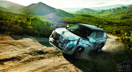 Groupe motopropulseur de l'Outlander PHEV 2025