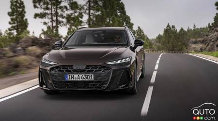 The 2026 Audi A6 Avant, front