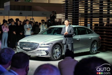 Présentation de la Genesis G80 électrifiée 2026