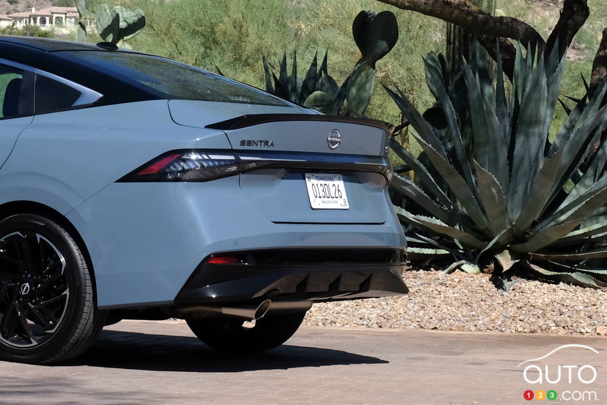 Nissan Sentra 2026, coffre