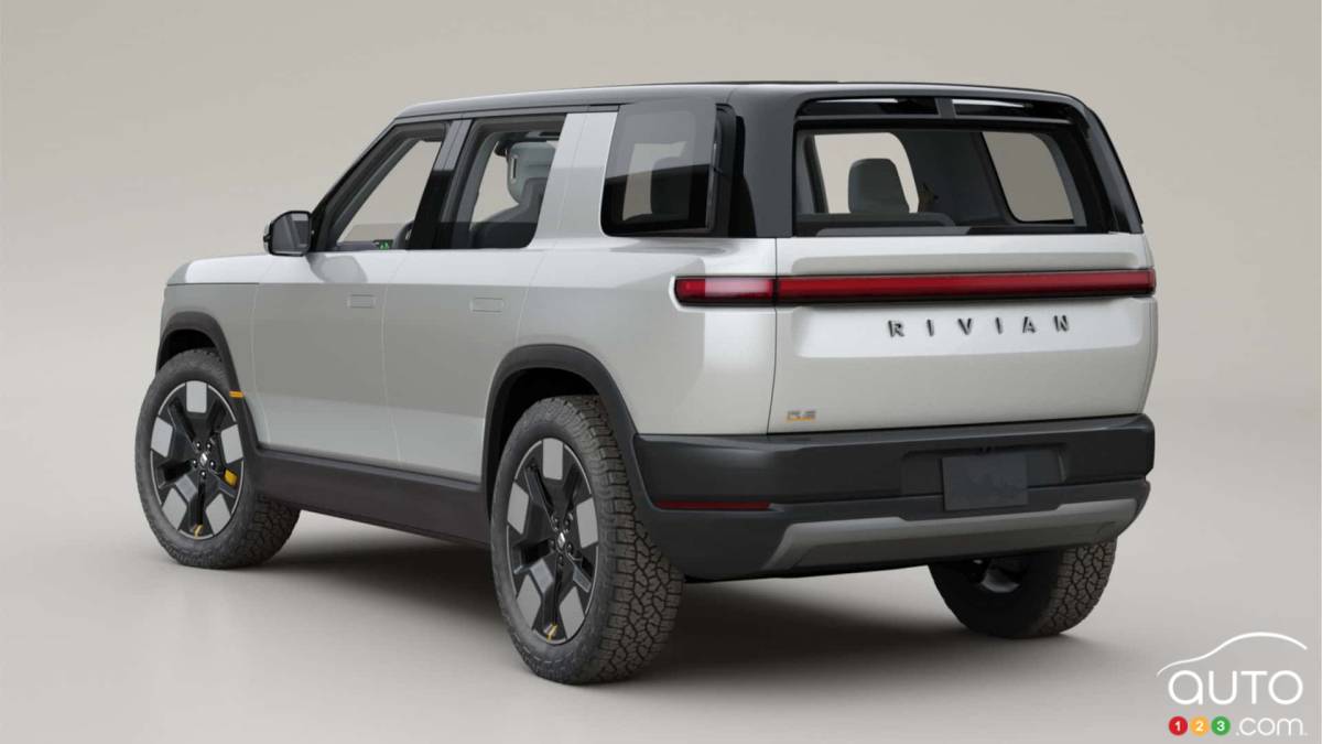 Le Rivian R2 2026, arrière