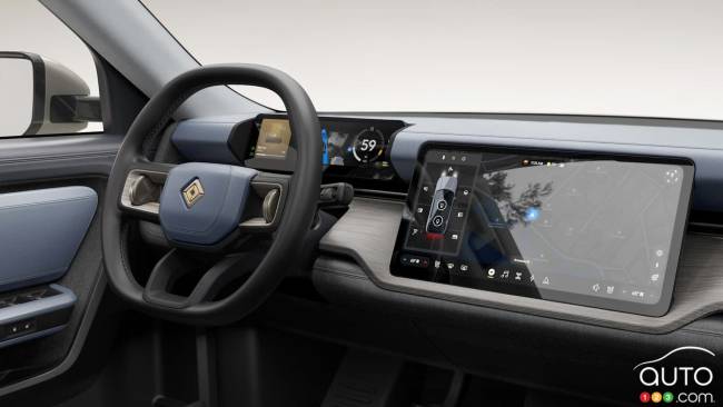 Interior of 2026 Rivian R2