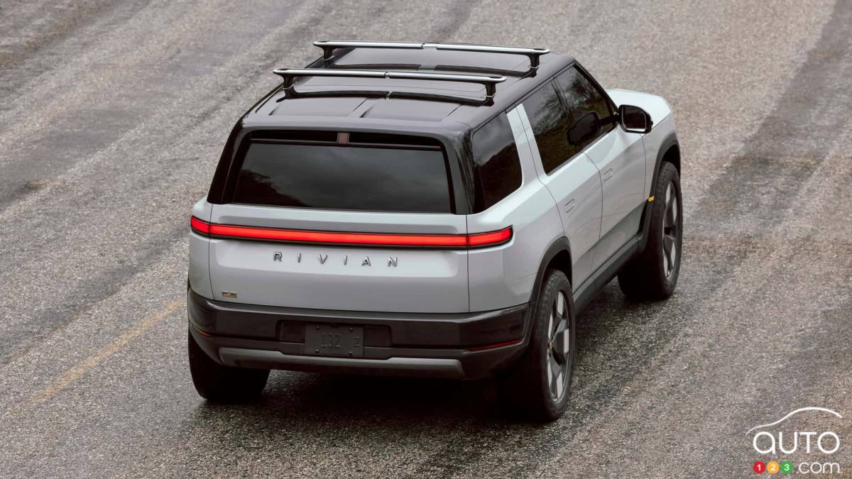 Le Rivian R2 2026., de haut