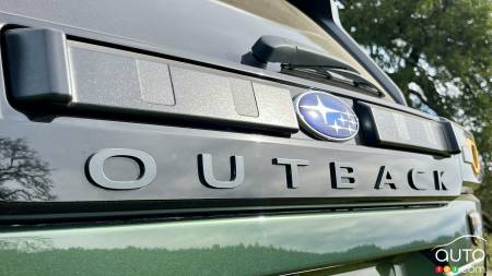 Subaru Outback Wilderness 2026, écusson