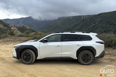 2026 Toyota bZ Woodland, in profile