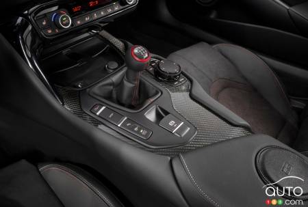 2026 Toyota GR Supra Final Edition, central console
