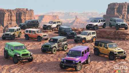The 12 special editions of the Jeep Wrangler presented over the past year and a half.